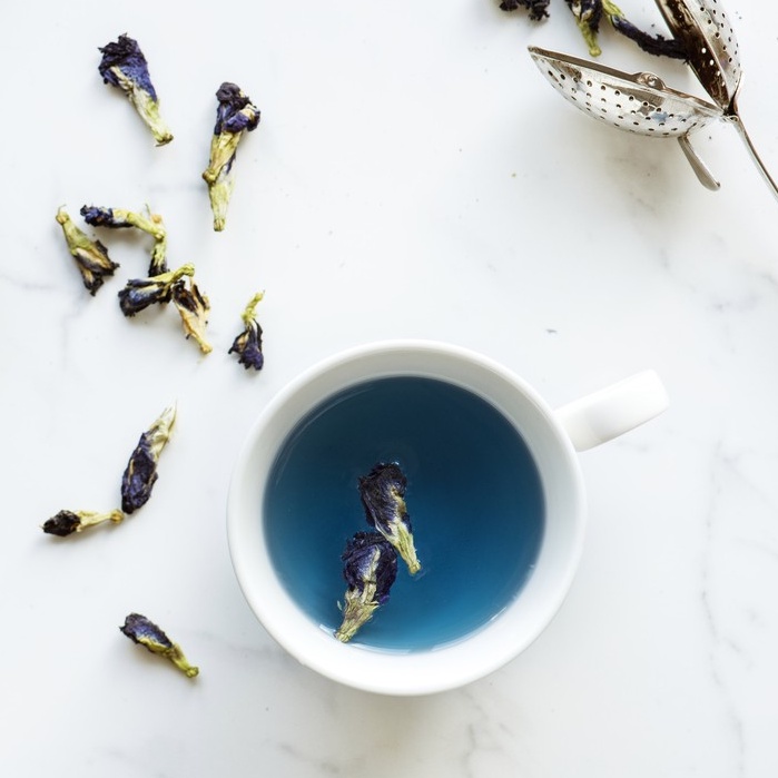 Teh Bunga Telang Kering 10 gr Organic Butterfly Pea Flowers Premium