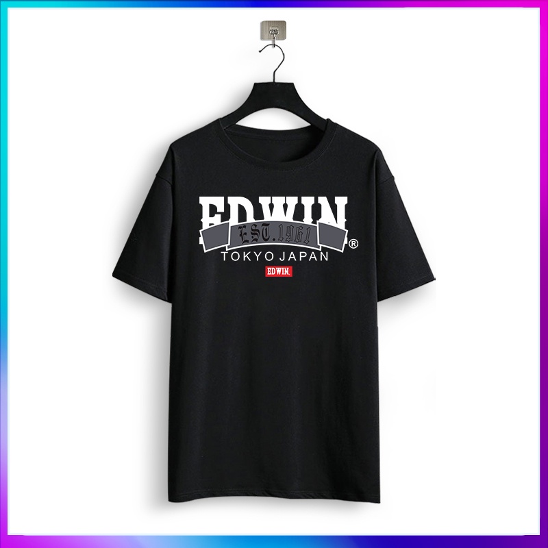 Special offer Edwin Round Neck T-Shirt # Cotton # ORIGINAL NEW ARRIVAL
