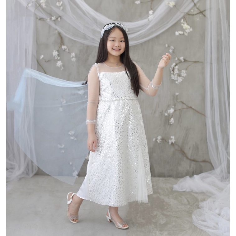 Balloon - White Elsa Dress