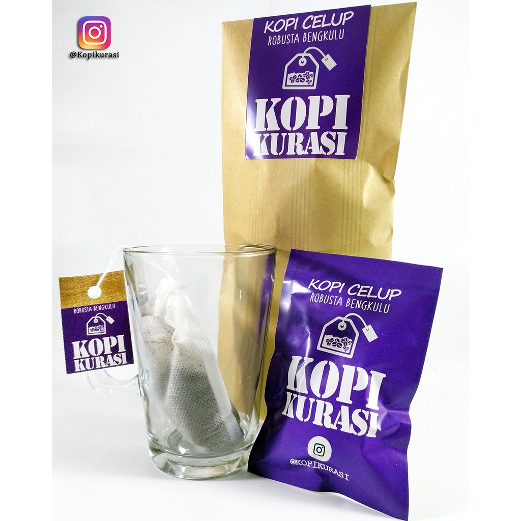 

Kopi Celup Robusta Bengkulu isi 3 sachet - KopiKurasi