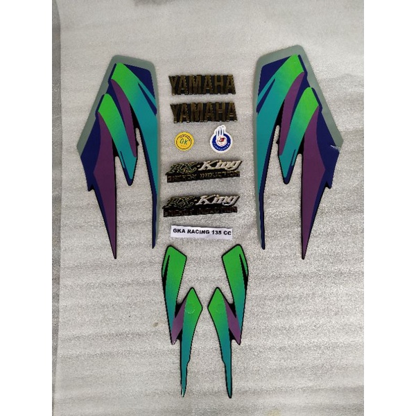 STRIPING LIS RX KING 96 LENGKAP EMBLEM