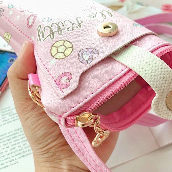 NAOMI - Sling Bag Tas Hp -  Tas hp Import - tas hp premium - Tas Keisha - Tas Anak Dewasa - Tas Kids Cute Karakter - tas hello kitty - tas sanrio - tas motif cartoon jepang - tas cartoon - tas japan - tas hp