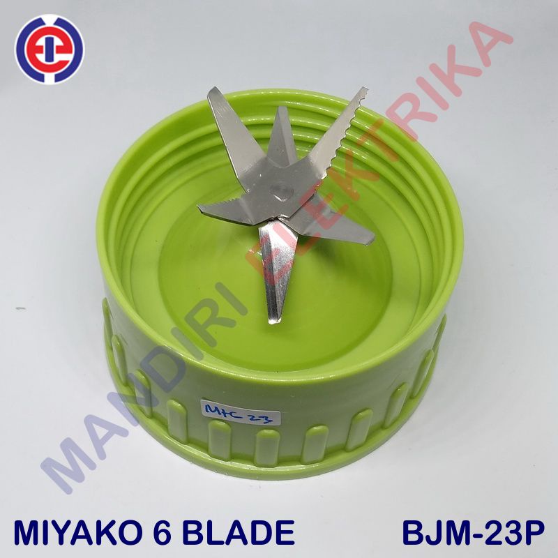 Mounting Pisau 6 Blade Miyako, National, Kirin - Monting Juicer Blender Hijau