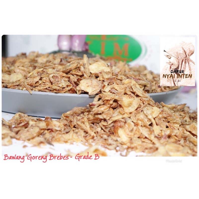 

Bawang Goreng Brebes Asli Grade B kemasan 1 KG