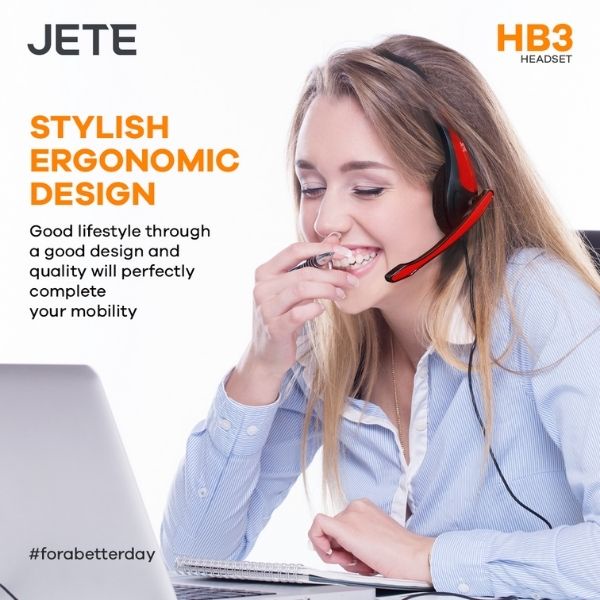 Bundling Headphone JETE HB3 + Mousepad JETE 01 - Garansi 2 Tahun