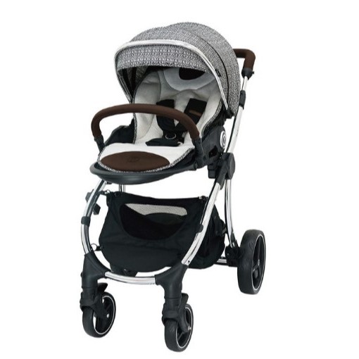 Hybrid Curve Parisian Signature Chrome Stroller Hybrid Curve