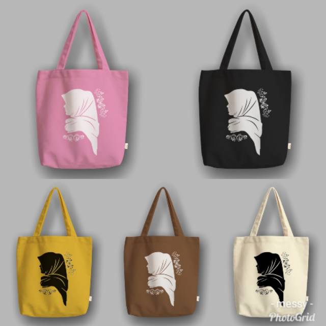 &quot;Messy&quot; Tote Bag Hijab Series