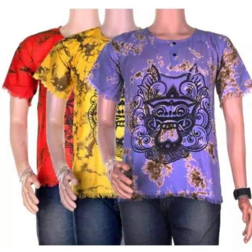 Baju barong Bali motif bercak super murah