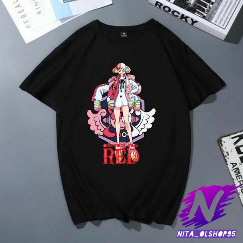 kaos anak one piece film red uta