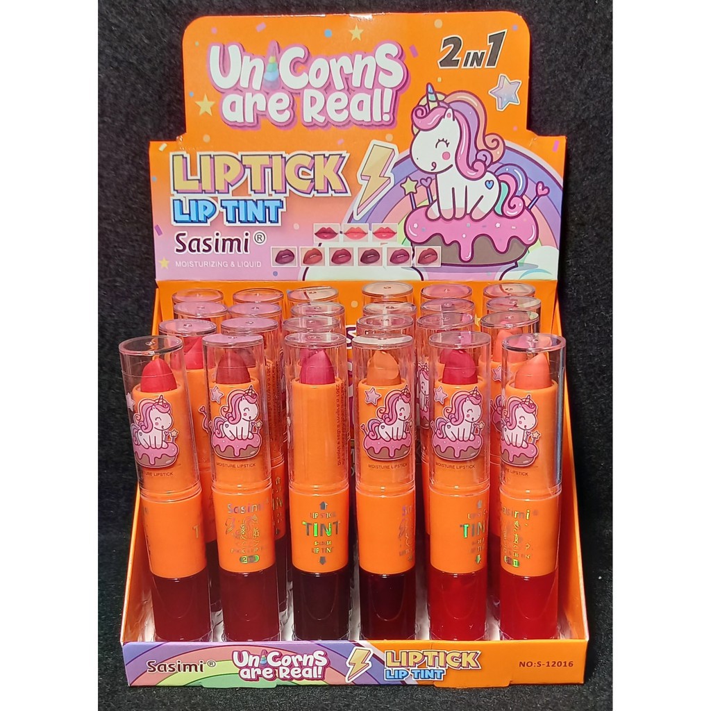 [PER 6 PCS] LIPSTIK + LIPTINT SASIMI UNICORNS ARE REAL NO.S12016