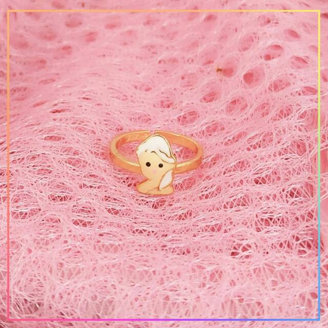 Cincin xuping cincin anak Frozen lapis emas gold F119 Full ring