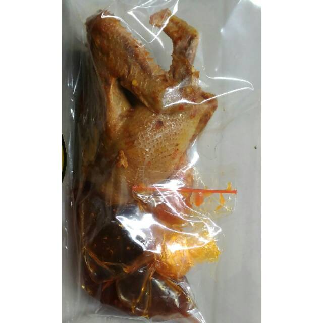 

Bebek frozen siap saji plus bumbu dan sambal petir