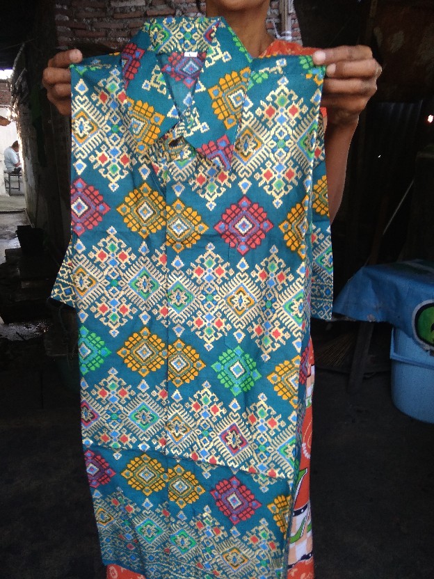 Wou Batik Arabella Family Batik Keluarga Batik Couple Modern - Kg026