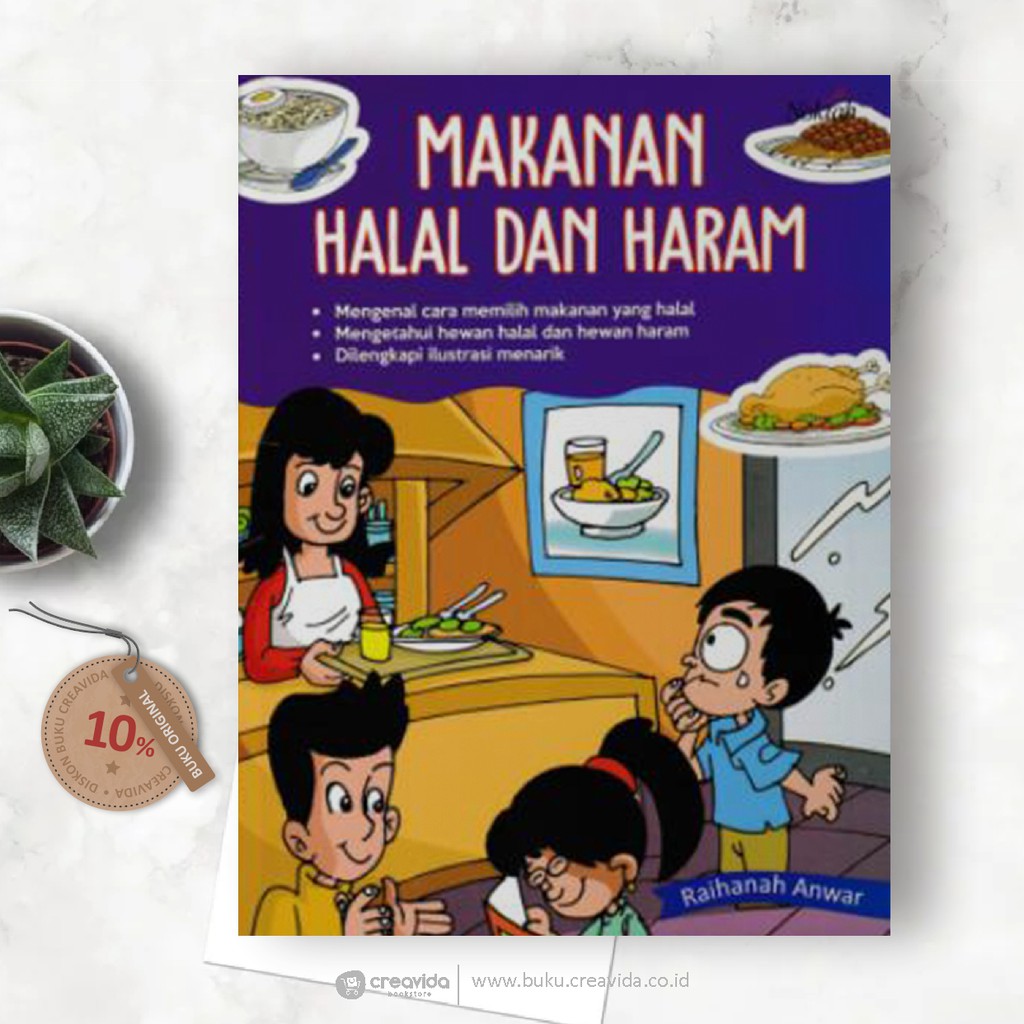 Gambar Makanan Dan Minuman Halal Kartun