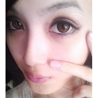 Softlens Geo Super Nudy Brown - Soft Lens Coklat Big Eyes