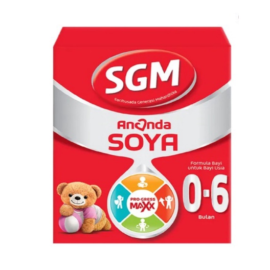 SGM Soya Ananda 0-6 200gr / Susu Bayi SGM Soya 0-6bulan