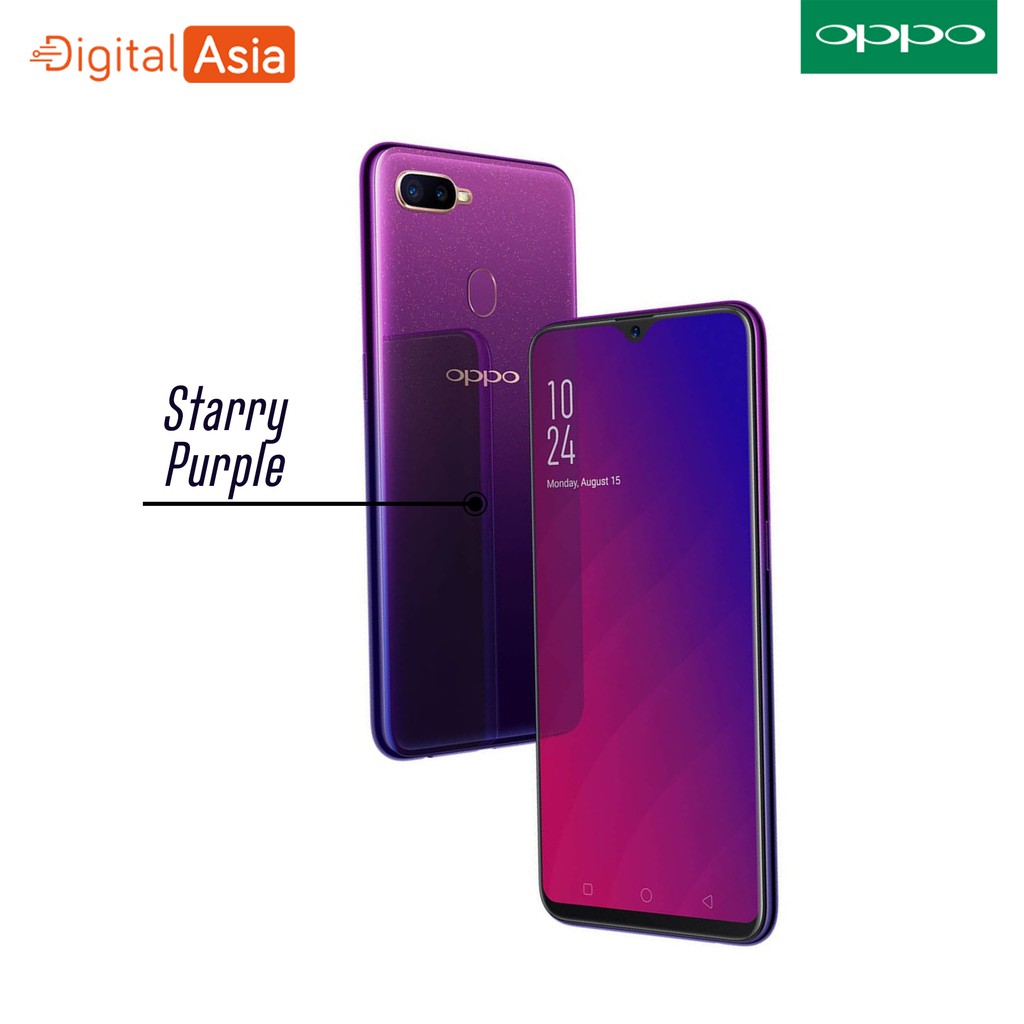 OPPO F9 4/64 LIMITED EDITION GARANSI CICIL TANPA KARTU KREDIT Smartphone HP Android 4G VOOC PURPLE