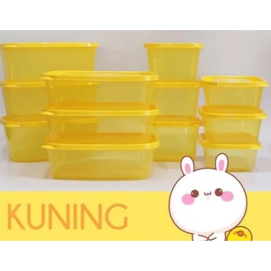 Biggy Container Lunch Box FreezerMate Freezer Mate Kuning