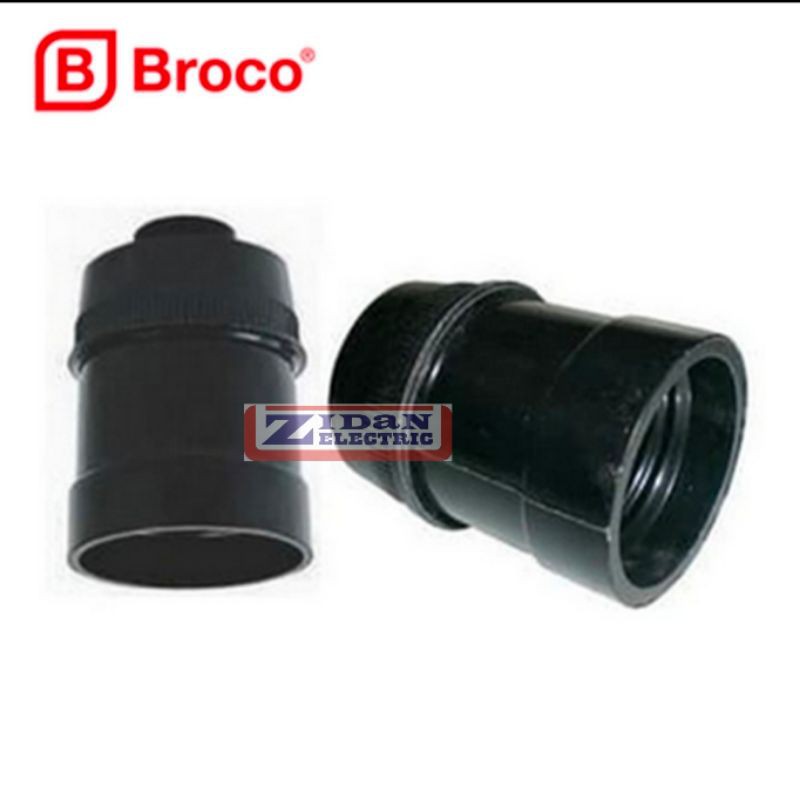 Broco Fitting Gantung Hitam / Fitting Lampu Gantung Broco