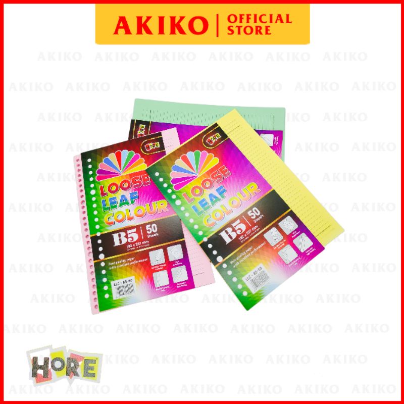 

B5 50 Lembar Loose Leaf Colour
