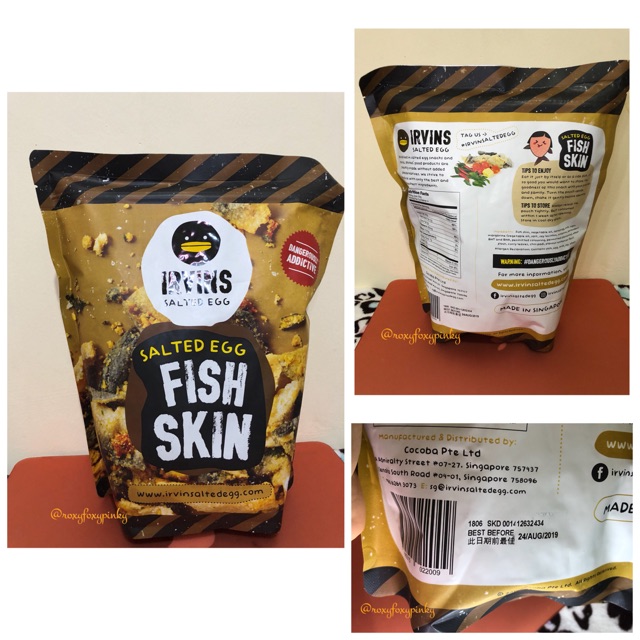 

Irvin's Salted Egg Fish Skin - 230 Gram - ORIGINAL - BIG PACK