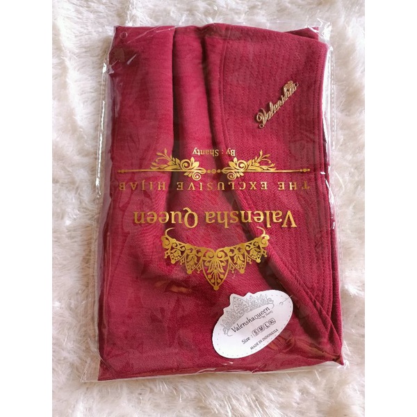 KHIMAR CARLA L ORIGINAL VALENSHA QUEEN-Maroon