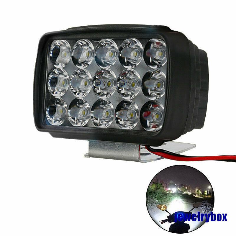 (Jewelrybox) Lampu Sorot Kabut 15-led 1000lm Untuk Atv Utv