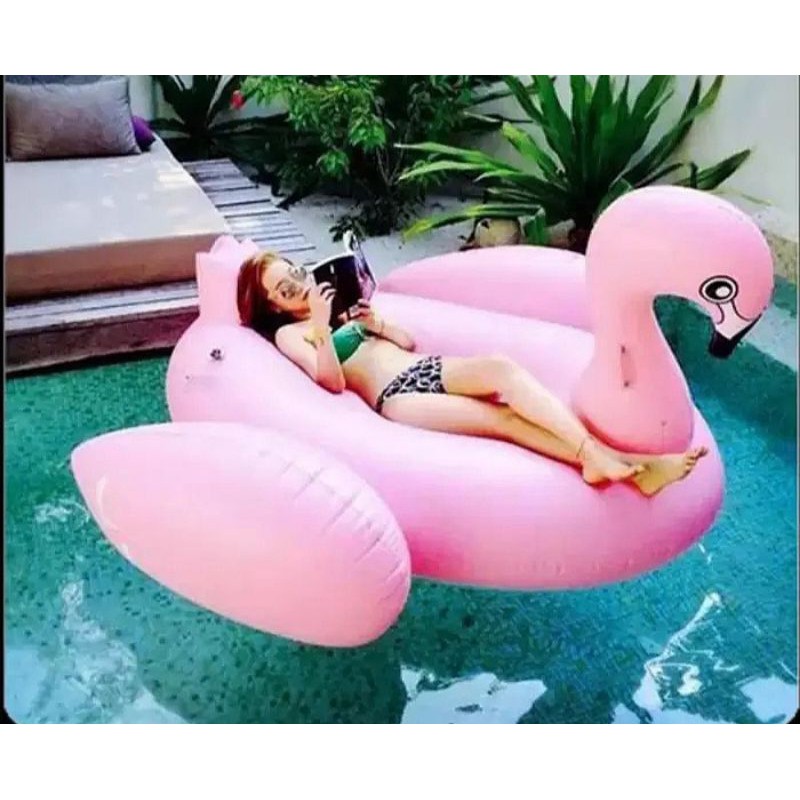 FLOATIES PELAMPUNG RENANG GIANT FLAMINGO / FLOATIES FLAMINGO JUMBO BAN RENANG KEKINIAN
