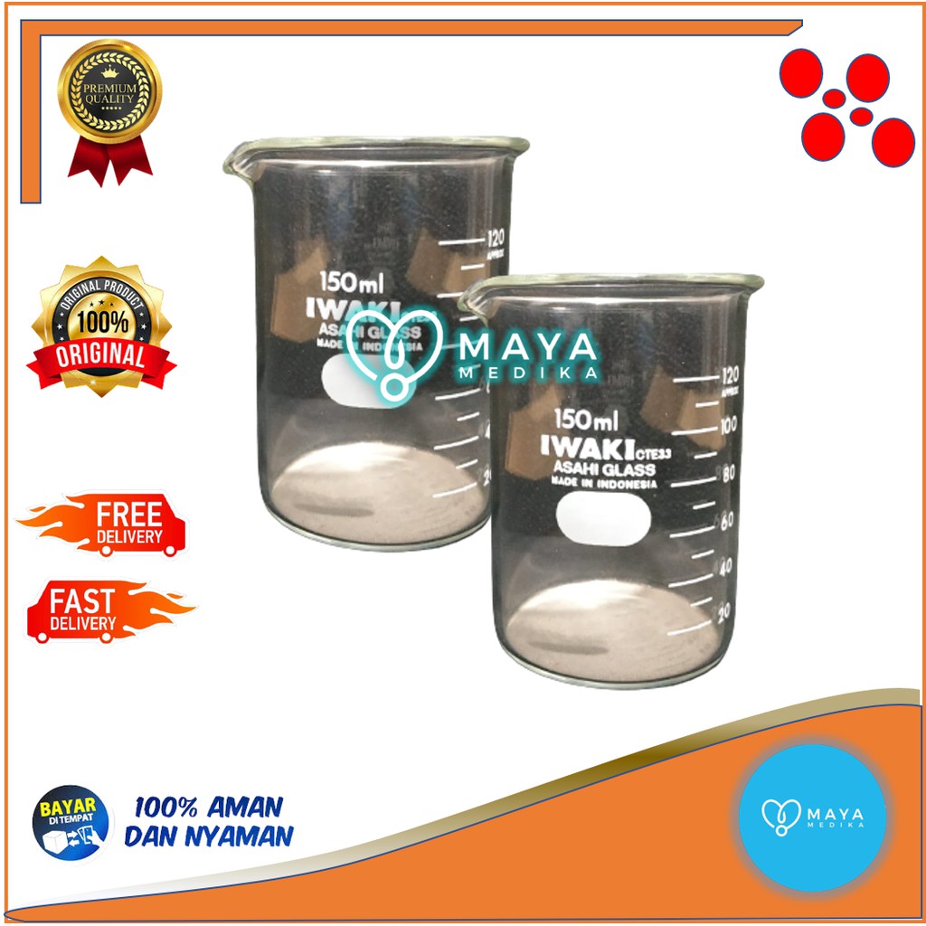Beaker Glass / Iwaki / Pyrex / 150 ml