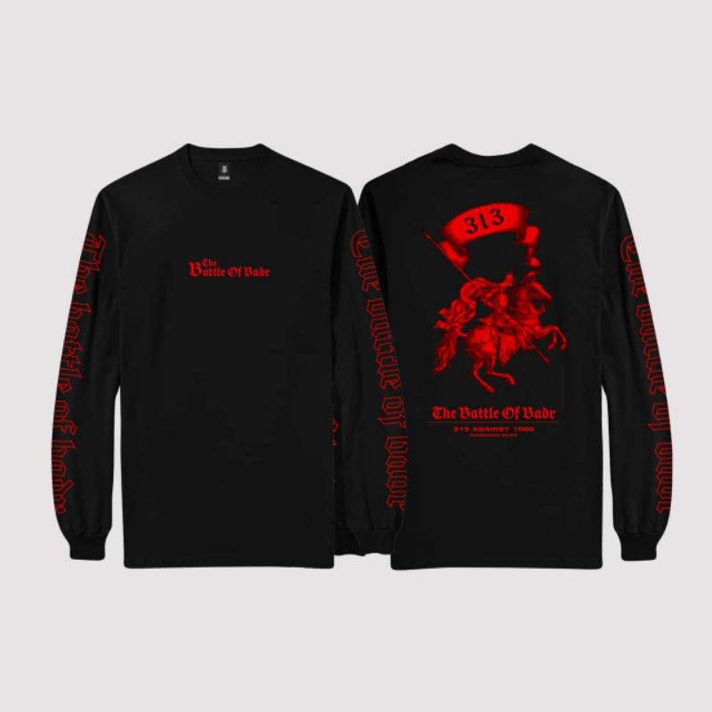 KAOS LENGAN PANJANG THE BATTLE OF BADR