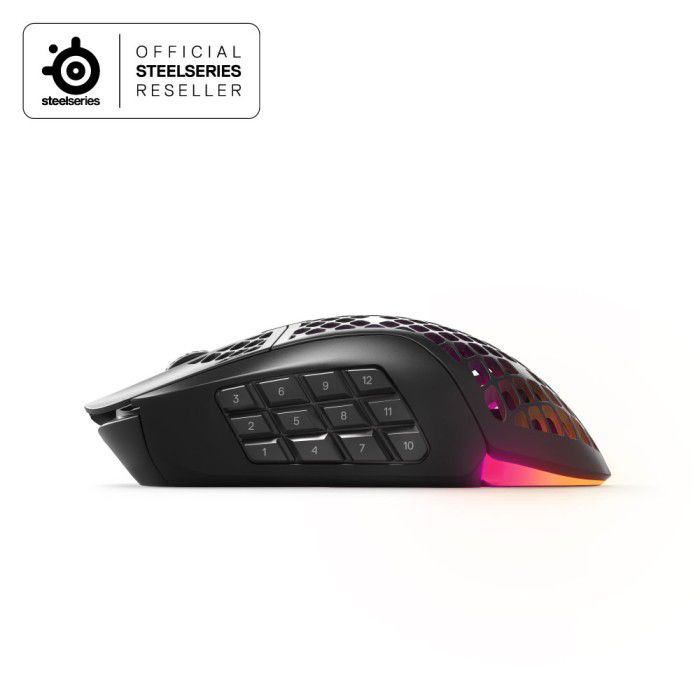 Steelseries Aerox 9 Wireless - Gaming Mouse Ultra Ultra Lightweight MMO/MOBA - Original - Garansi Resmi 1 Tahun