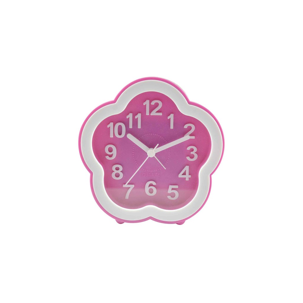 Jam Meja Beker Weker MODERN DESIGN Warna Warni Free Baterai