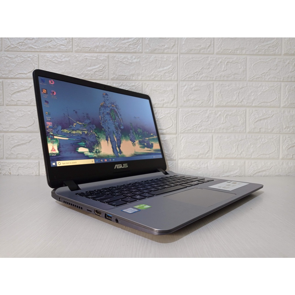 Asus A407UF Core i5 Gen 8 VGA Nvidia MX130 RAM 8GB SSD Laptop Second Gaming Desain a407u