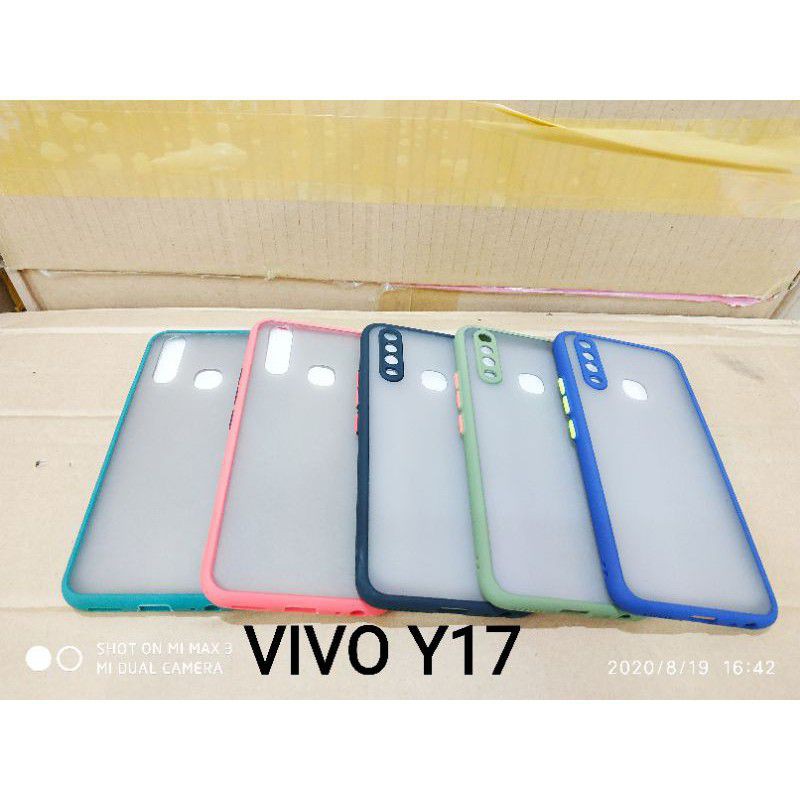 RY - My Choice Vivo Y55 Y17/Y12 Y53Case Dove Slim Fuze Macaron bumper aero case Vivo Y55 Y17/Y12 Y53