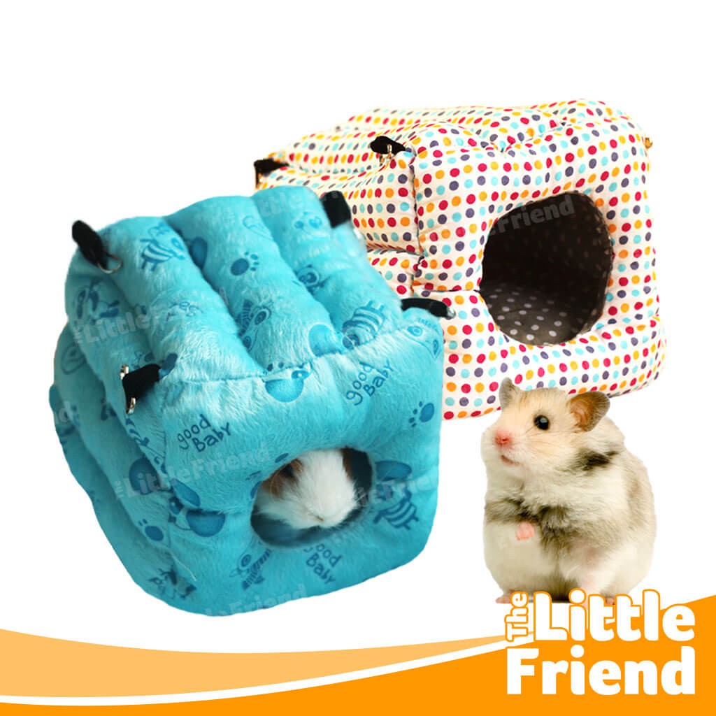 Sleeping Pouch Tempat Tidur Hamster Sugar Glider CUBE Bantal Lembut