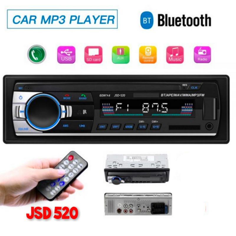 Tape Mobil Bluetooth Single Din Head Unit Double Din Fullset - Universal Semua Mobil