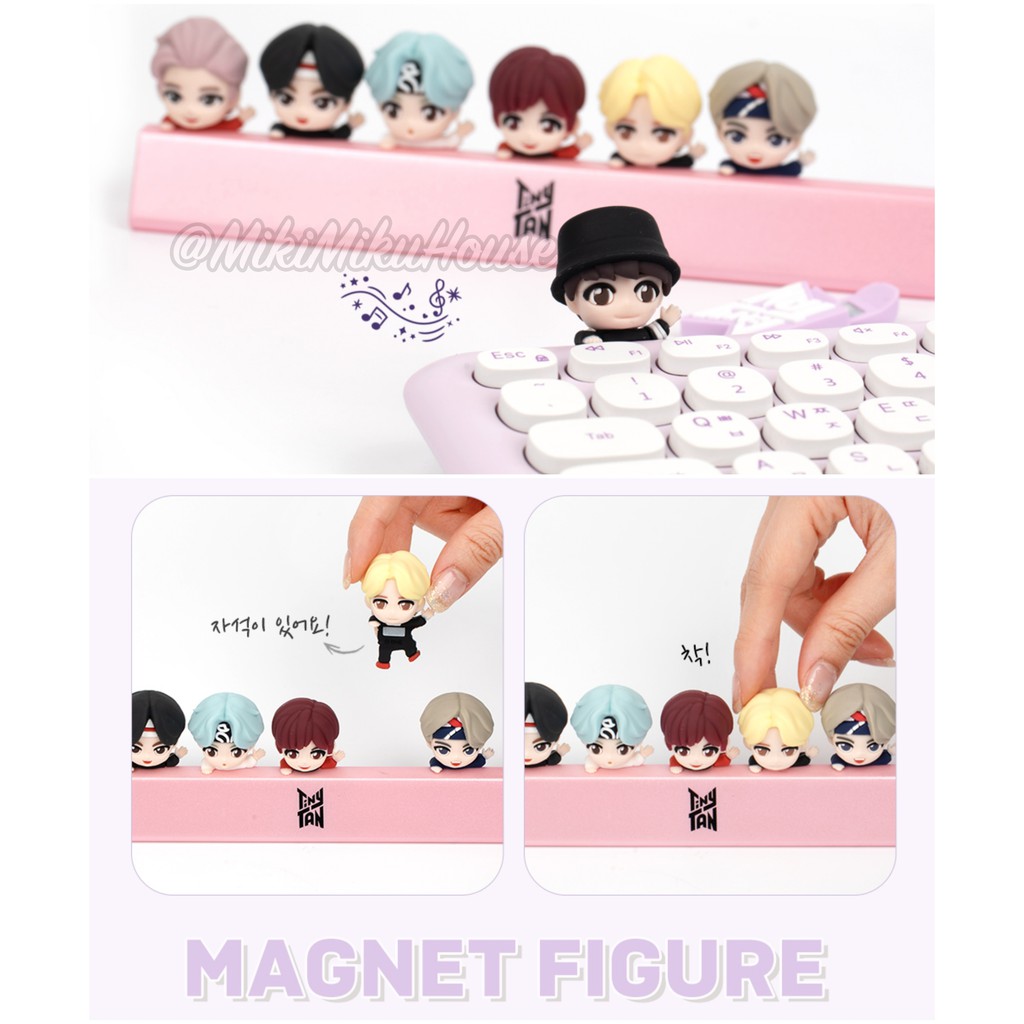 Tinytan Wireless Keyboard Figure OFFICIAL BTS ROYCHE MOUSE PAD BT21 BABY KOREA BLUETOOTH MOUSEPAD