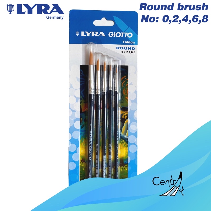 

Lyra Giotto Round brush set kuas lukis set 5pcs