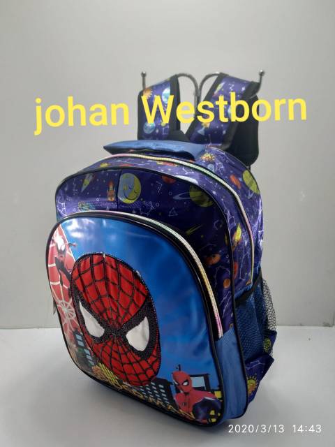 Tas Ransel Anak lampu bahan printing