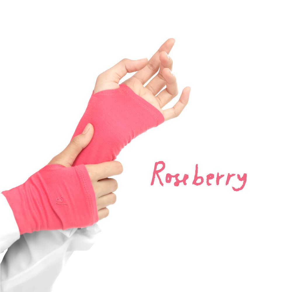 Handsock Jempol Merek Afra Hasna Roseberry - Bahan Kaos Rayon HQ