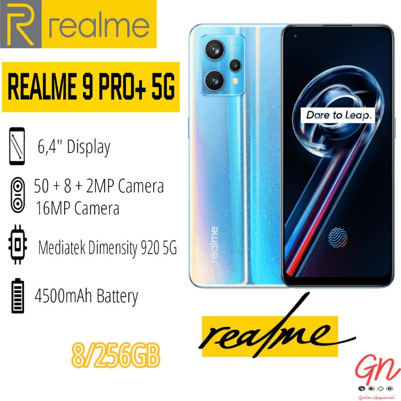 REALME 9 PRO+ 5G 8/256GB GARANSI RESMI