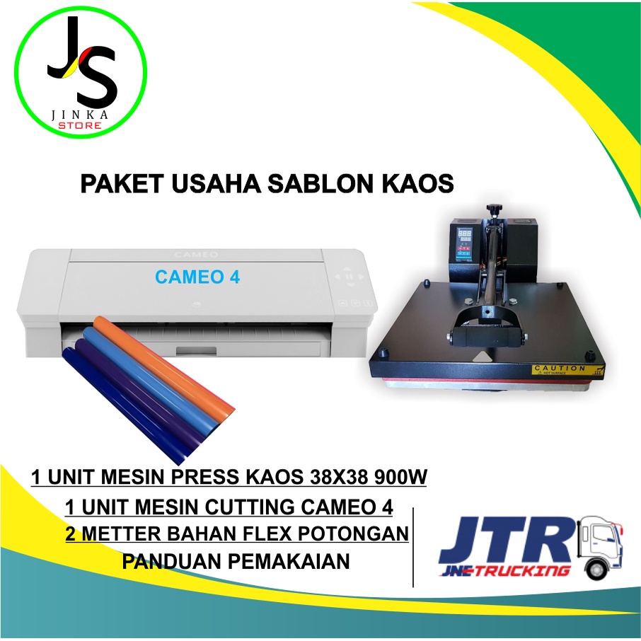 PAKET USAHA SABLON KAOS / PAKET USAHA MESIN CUTTING STICKER