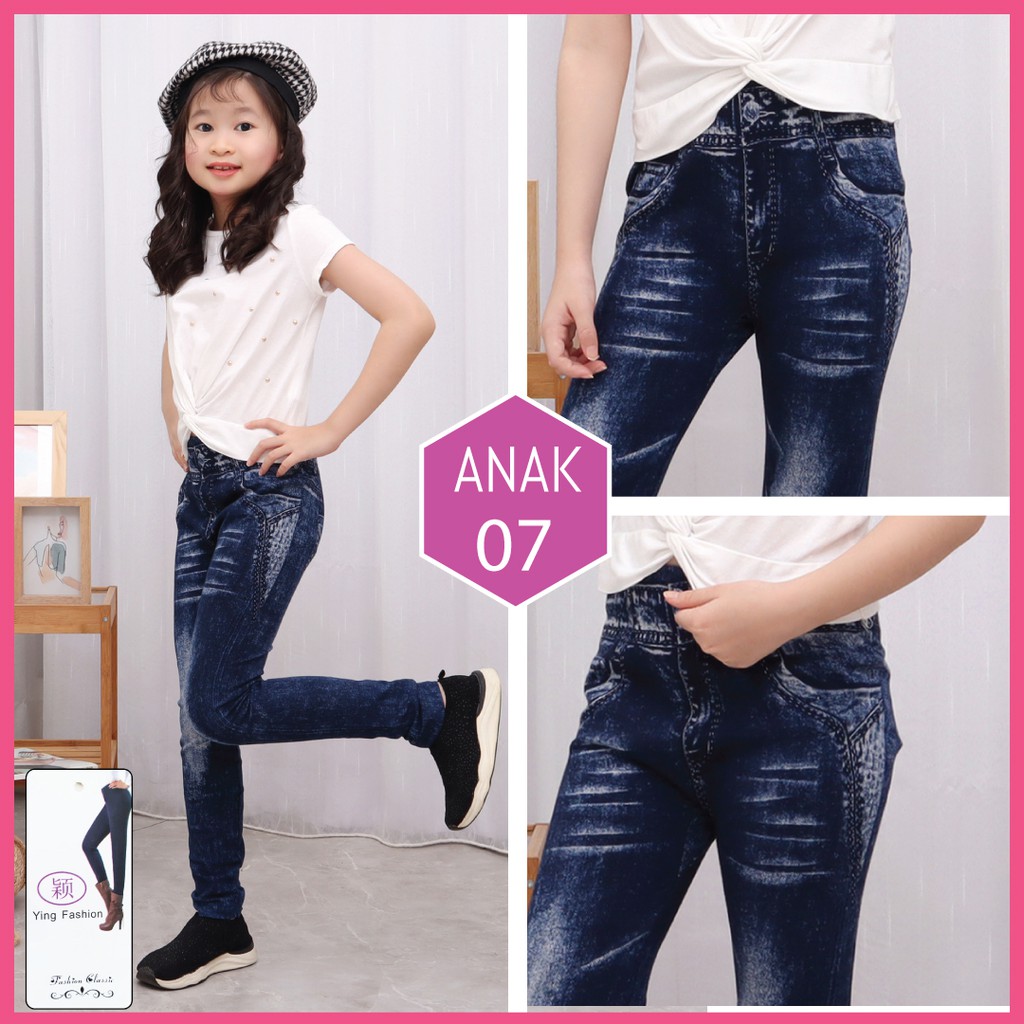 Legging Jeans anak # 81 / Legging anak / legging jeans import anak