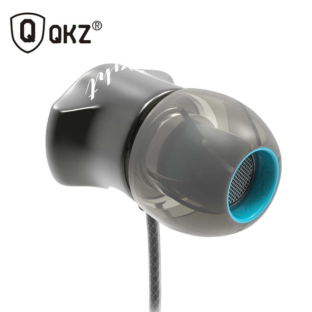 Qkz DM7 Headset Earphone Kabel Lapis Emas Dengan Noise Isolating HD HiFi VS AK6 CK6 CK5