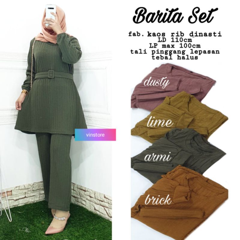 BARITA SET ORIGINAL PRODUK BY VINSTORE