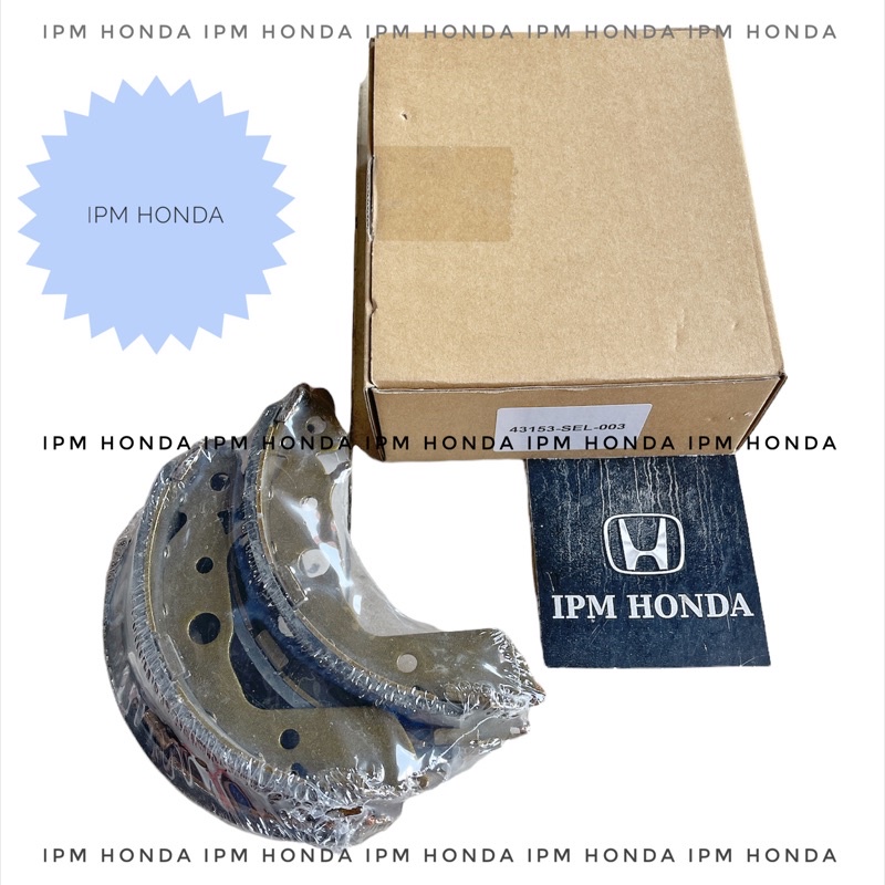 43153 SEL Brake Shoe Shoes Kampas Rem Tromol Belakang Honda City GD8 IDSI 2003 2004 2005 2006 2007 2008 Original / No Brand