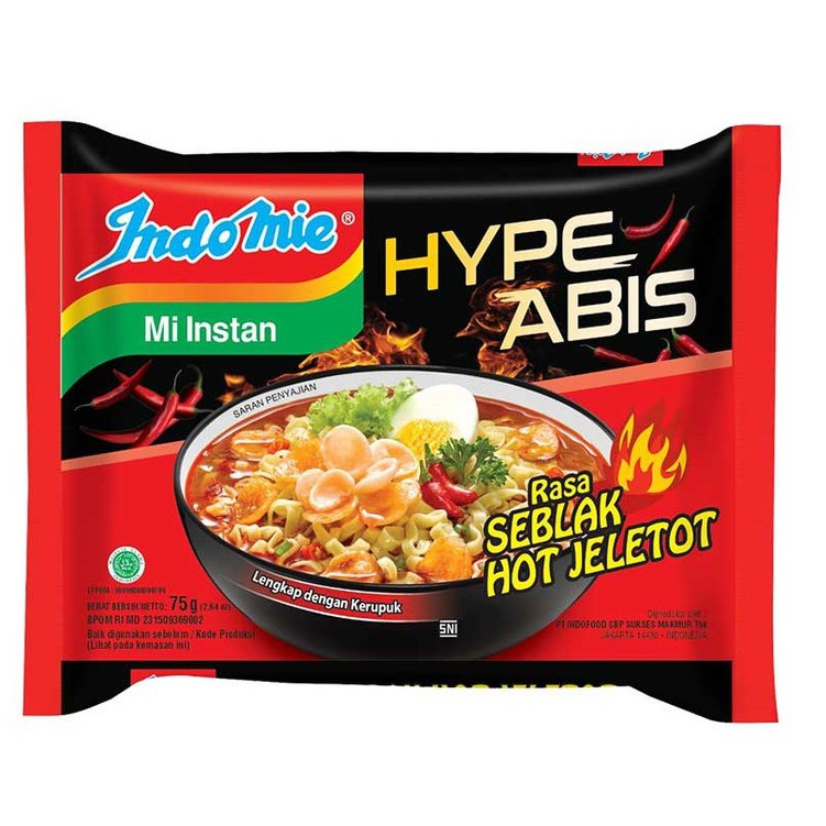 

Indomie Seblak Hot Jeletot