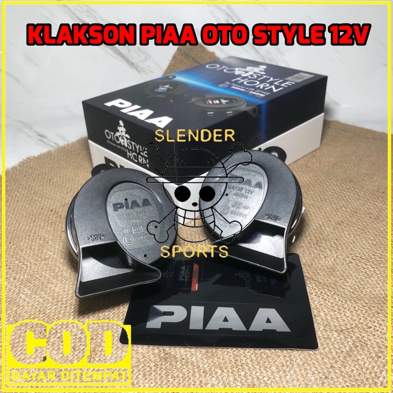 KLAKSON PIAA OTO STYLE 12V - PIAA OTO STYLE HORN 12V 112dB