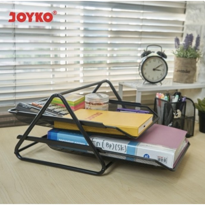 

Joyko Document Tray 2 Tier / Rak Dokumen 2 Tingkat Joyko BESI DT-40