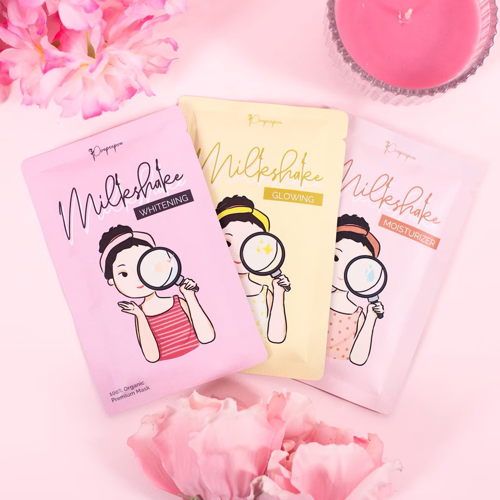 Masker Premium Organik I Milkshake by Poupeepou (25gr)